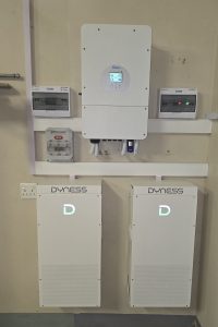 Professional Deye solar inverter and dual Dyness battery installation in Gauteng by Sola-Tec Solar