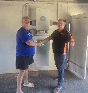 Completed Deye solar installation and customer handover by Sola-Tec Solar in Gauteng