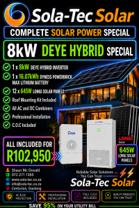 Solar Specials Gauteng