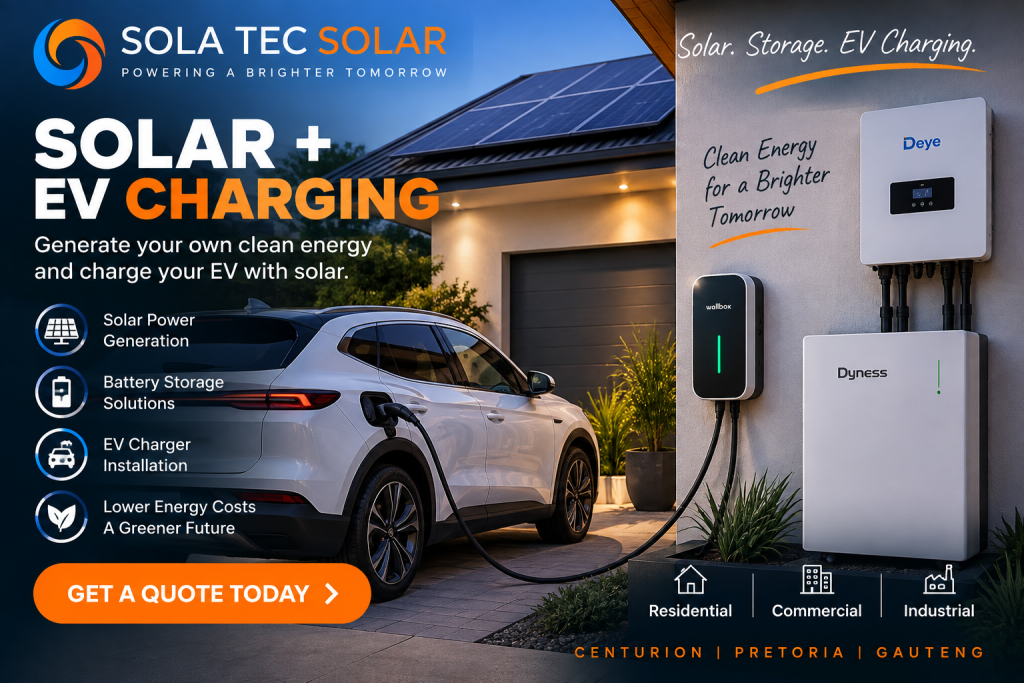 Solar and EV Charger Installation Gauteng | Sola Tec Solar